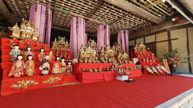 四国村ミウゼアム 四国村のお雛飾り2026