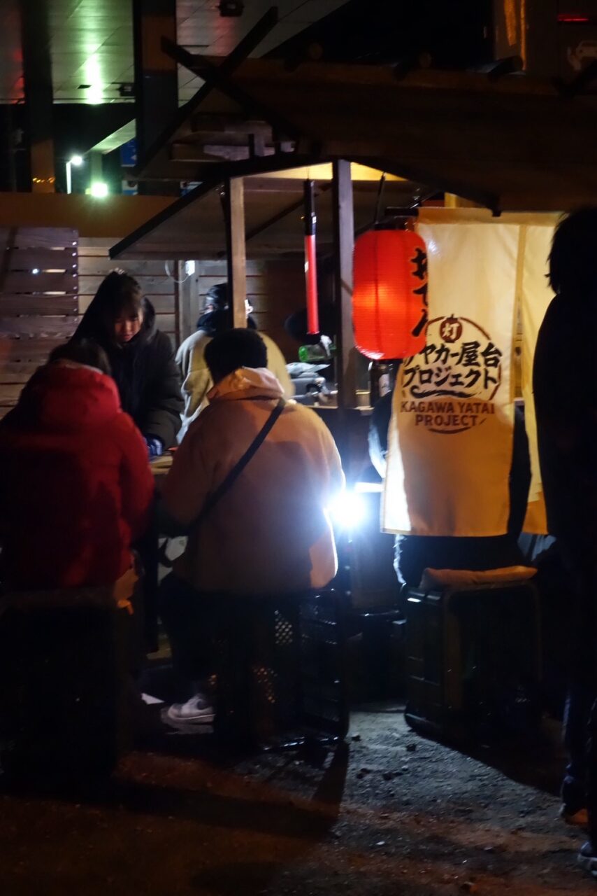 三豊市三野町　リヤカー屋台 初縁灯