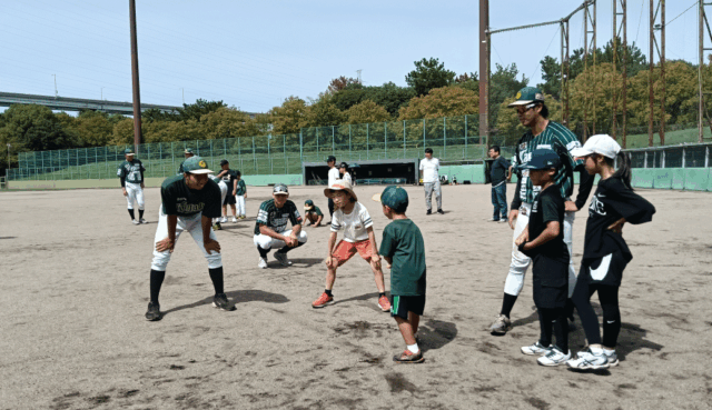 津田総合公園野球場 香川オリーブガイナーズ 公開練習＆交流イベント
