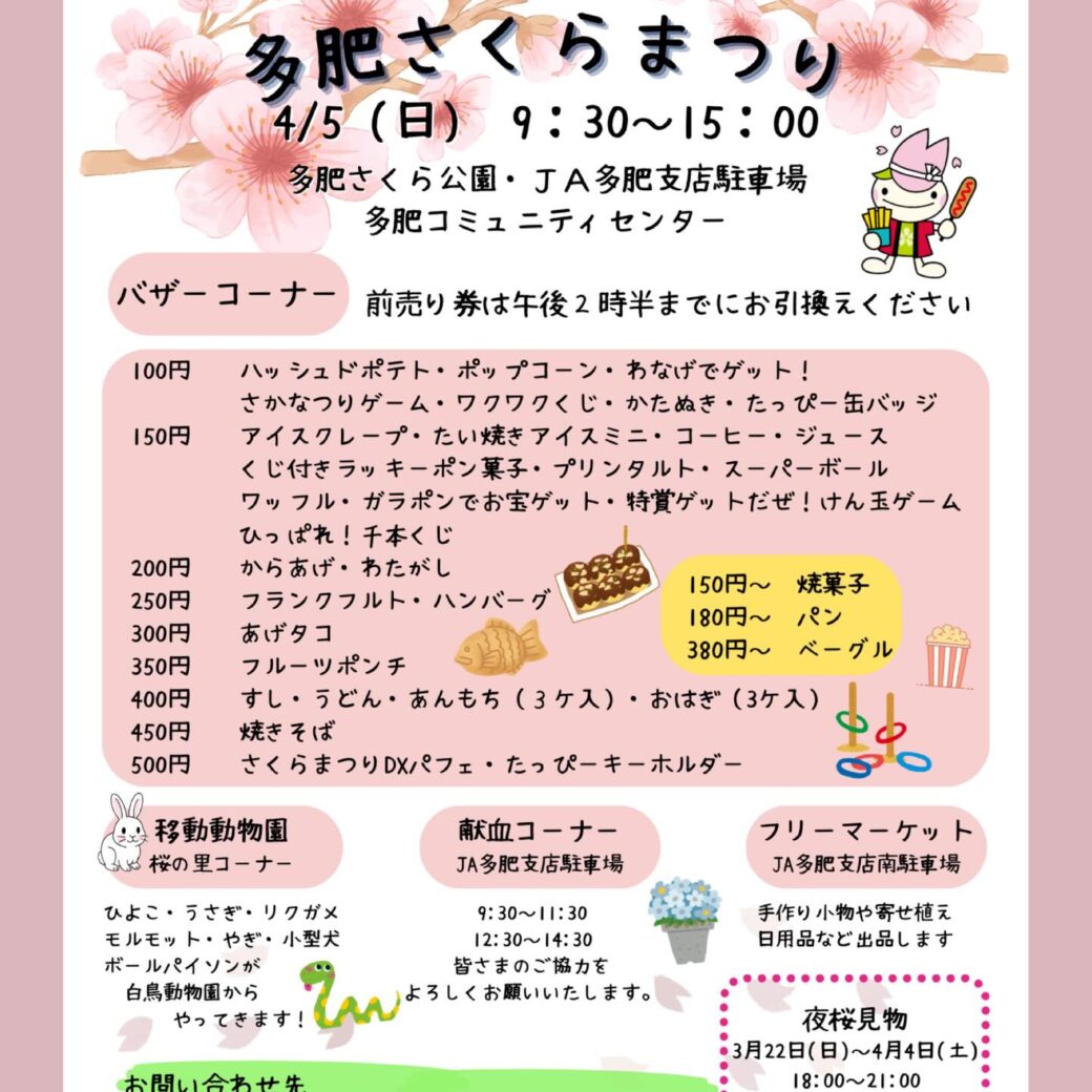 第32回多肥さくらまつり