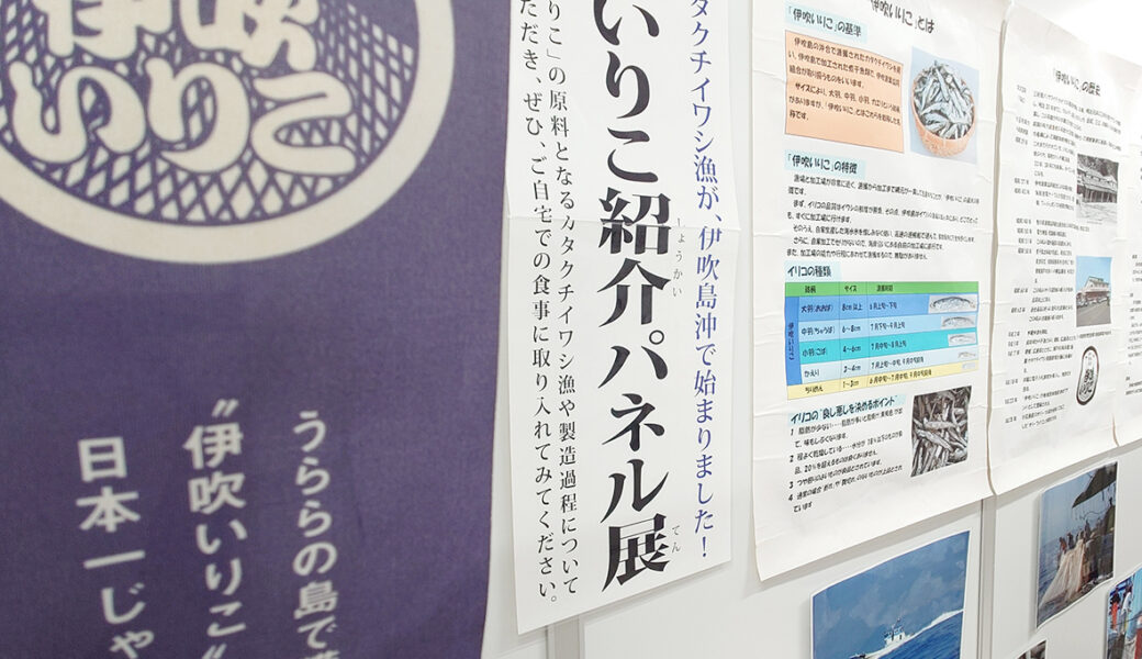 道の駅ことひきで「伊吹いりこ紹介パネル展」が2026年6月15日 (月)-30日 (火)に開催