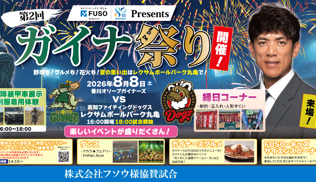 レクザムボールパーク丸亀 第2回ガイナ祭り